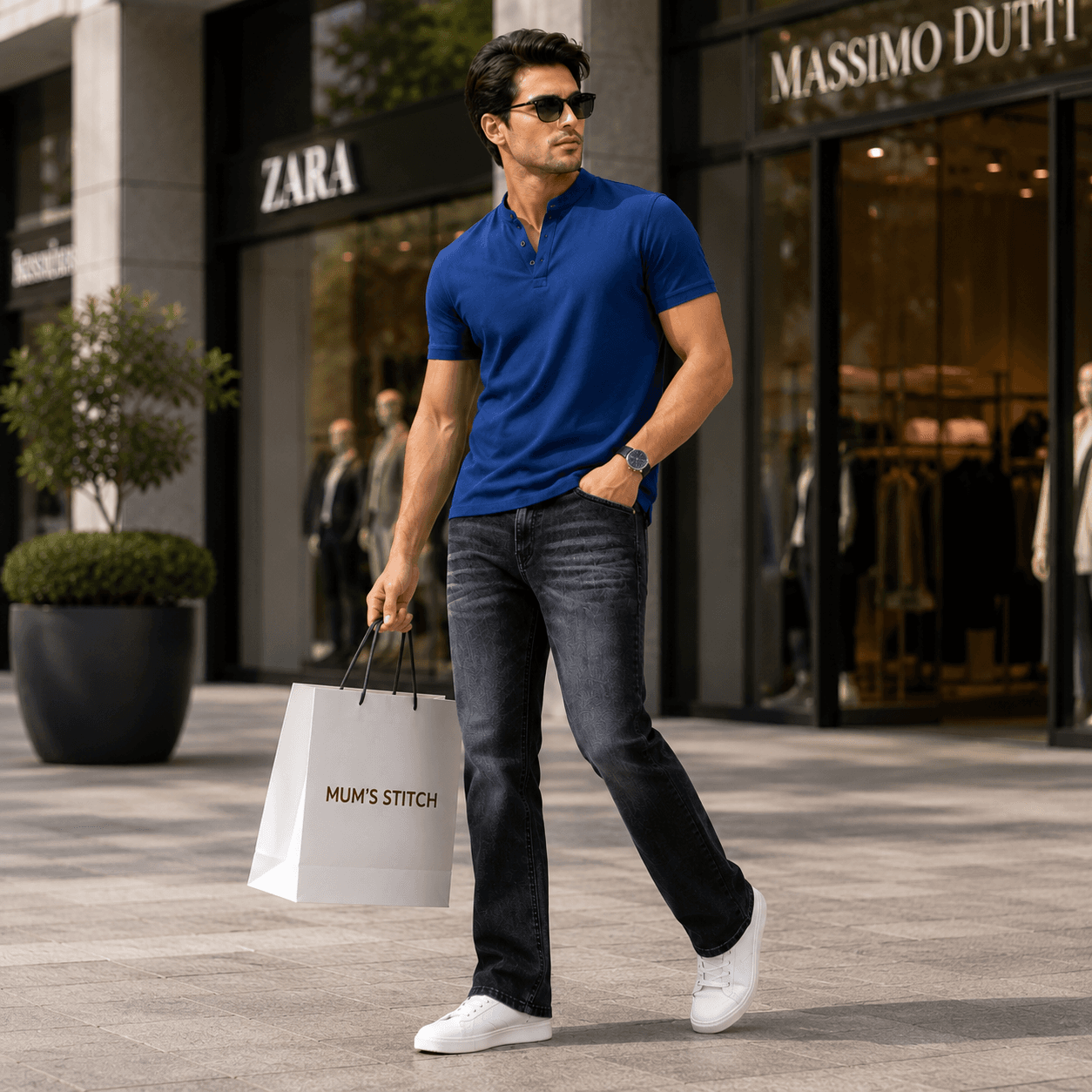 Dustfade Washed Black Casual Fit Jeans - view 3