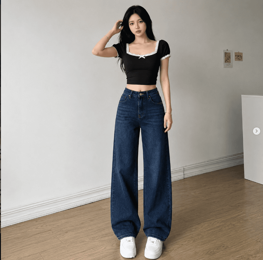 Midnight Bootcut Jeans Street Photography - MUMS STITCH Official